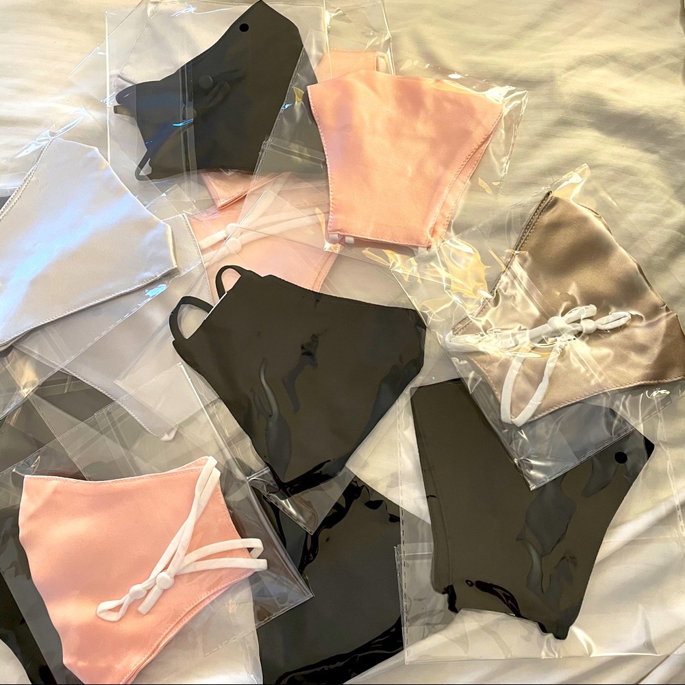 100% silk mask